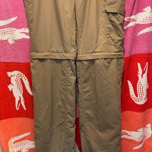 Columbia Omni-shade sun protection zip off cargo pants